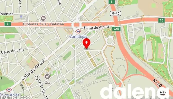 mapa de Alimentación Supermercado en Madrid