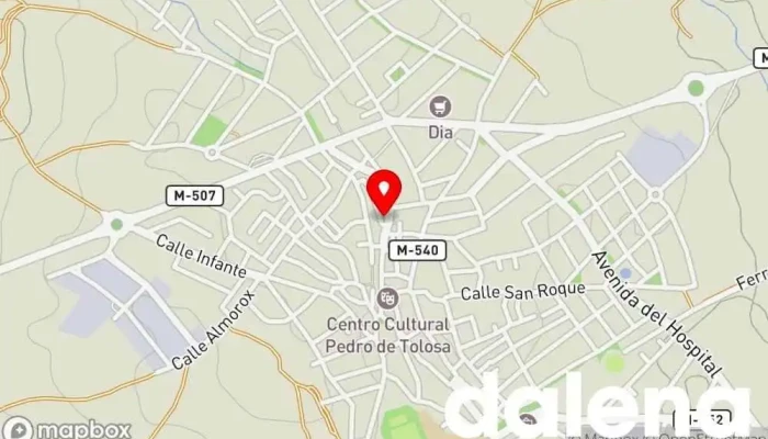 mapa de Alimentación Tienda de alimentación en Villa del Prado