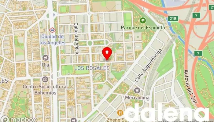 mapa de ALIMENTACION Supermercado chino en Madrid