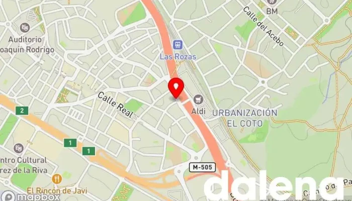 mapa de Alimentación Supermercado chino, Comercio en Las Rozas de Madrid