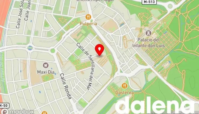 mapa de Alimentación Martín Supermercado en Boadilla del Monte