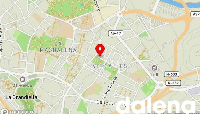 mapa de Alimentación Óscar Tienda de alimentación en Avilés