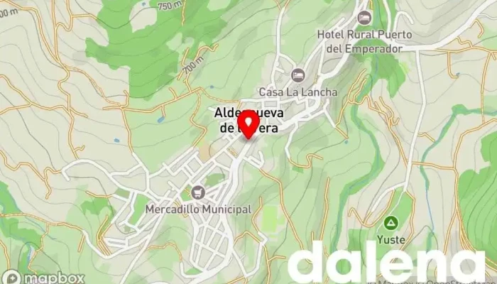 mapa de alimentacion y bazar Tienda de alimentación en Aldeanueva de la Vera
