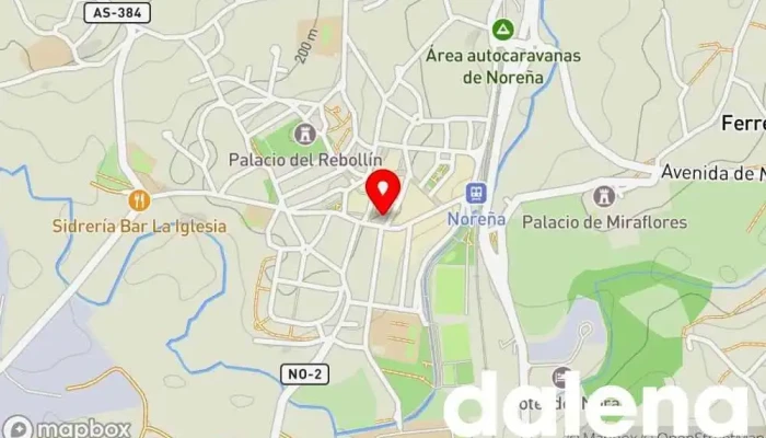 mapa de Alimentos El Arco, S. A. Tienda de alimentación, Supermercado en Noreña