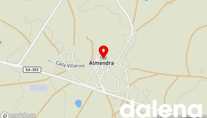 mapa de Almendra  en Almendra