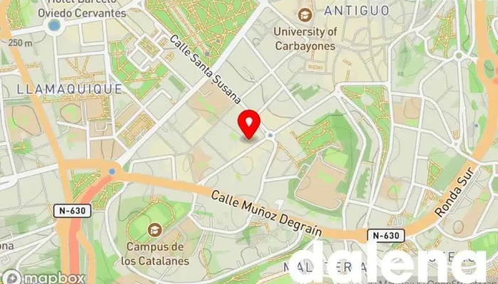 mapa de Also Alimentación Carnicería, Frutería, Tienda de alimentación en Oviedo