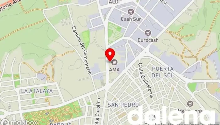 mapa de AMA Supermercado de descuentos en Úbeda