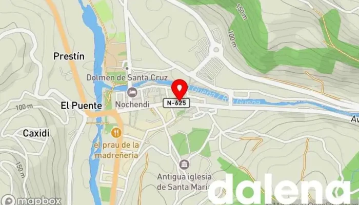 mapa de Astures Tienda de alimentación en Cangas de Onís