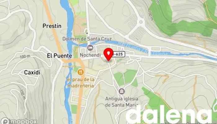 mapa de Aula de la Miel de los Picos de Europa Tienda de alimentación en Cangas de Onís