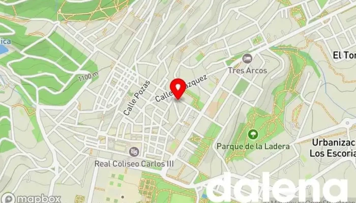 mapa de Aurea Vitae. Tienda Naturista Online Herbolario, Tienda naturista, Tienda de alimentos naturales, Tienda de té en San Lorenzo de El Escorial