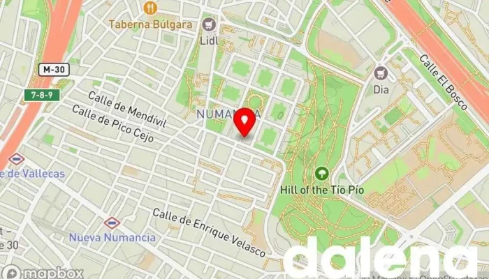 mapa de Autoservicio Alimentación (Chino) Supermercado chino en Madrid