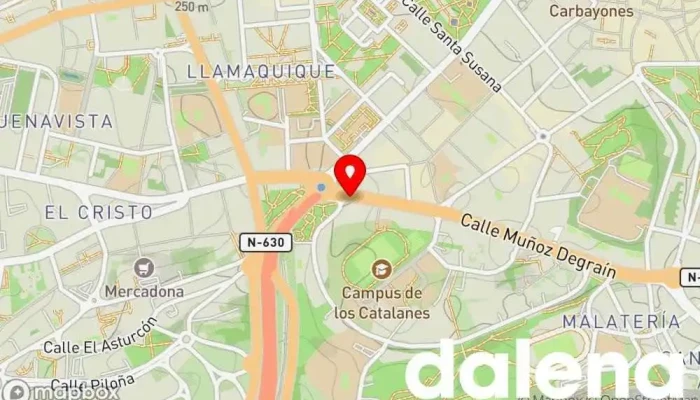 mapa de Autoservicio Bori Tienda de alimentación en Oviedo
