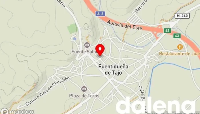 mapa de AUTOSERVICIO DE ALIMENTACION ZAFRA S. L. Tienda de alimentación, Supermercado en Fuentidueña de Tajo
