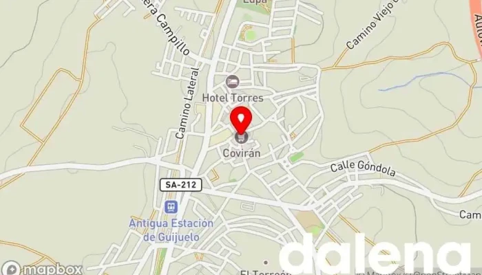 mapa de Autoservicio Ezequiel Supermercado, Tienda de alimentación en Guijuelo
