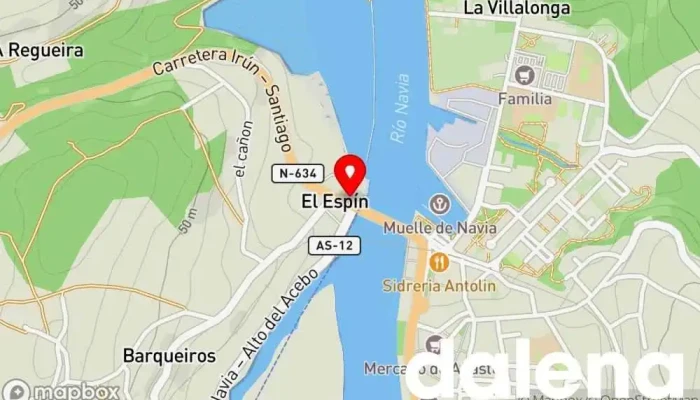 mapa de Autoservicio Falo Supermercado en Coaña