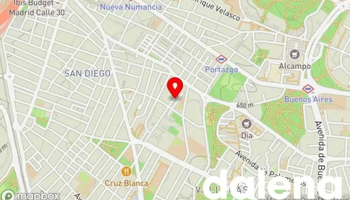 mapa de Autoservicio Laso Toledo Supermercado en Madrid