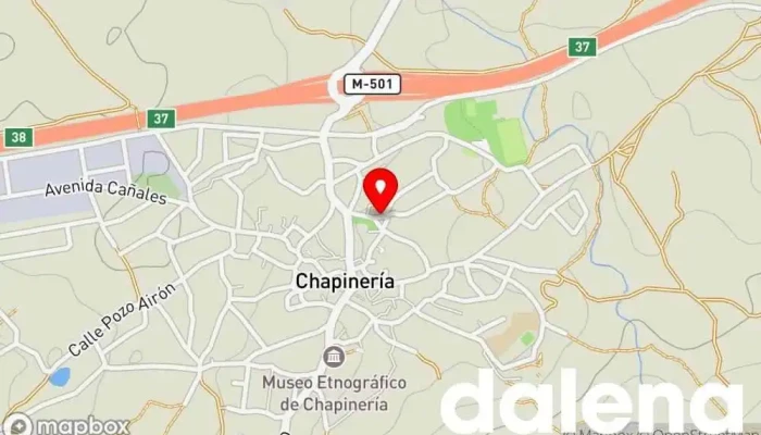 mapa de Autoservicio Los Alfares S.L. Supermercado en Chapinería