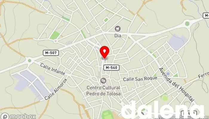 mapa de AUTOSERVICIO L.P. Tienda de alimentación en Villa del Prado