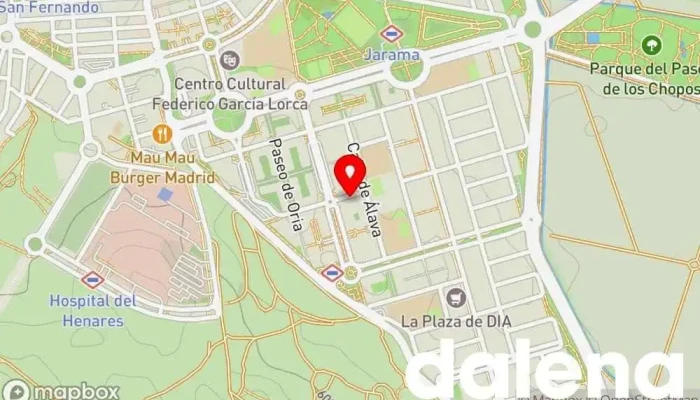 mapa de Autoservicio Udaco Supermercado en San Fernando de Henares