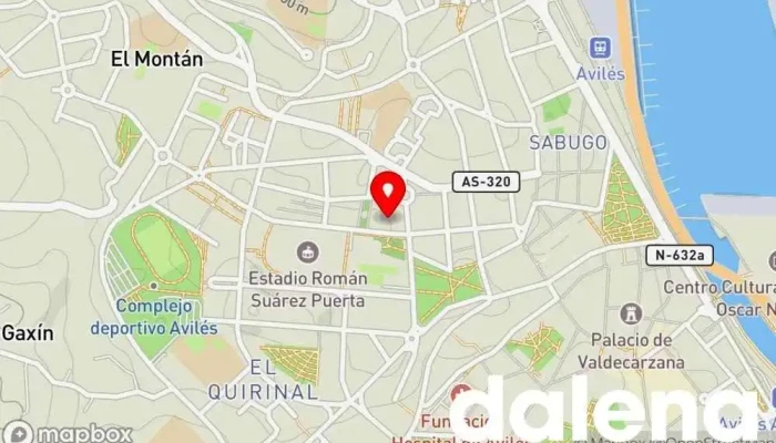 mapa de Autoservicios Familia Supermercado en Avilés