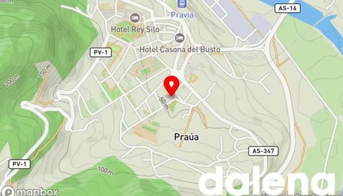 mapa de Autoservicios Familia Supermercado en Pravia