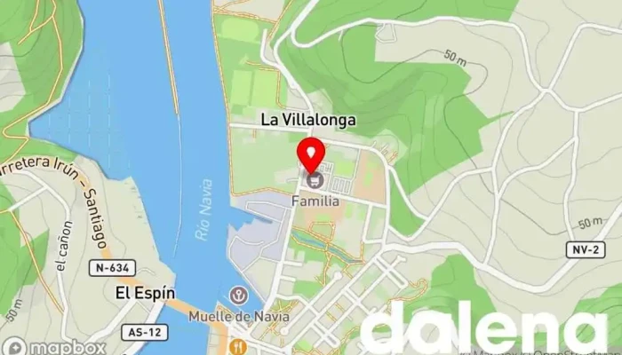 mapa de Autoservicios Familia Supermercado en Navia