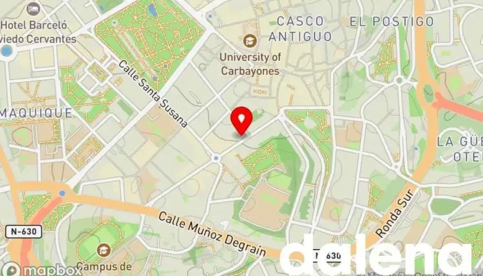 mapa de Autoservicios Familia Supermercado en Oviedo