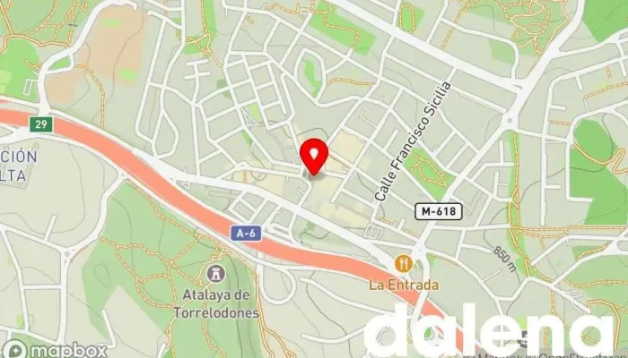 mapa de Autoservicios Gama Carnicería, Supermercado en Torrelodones