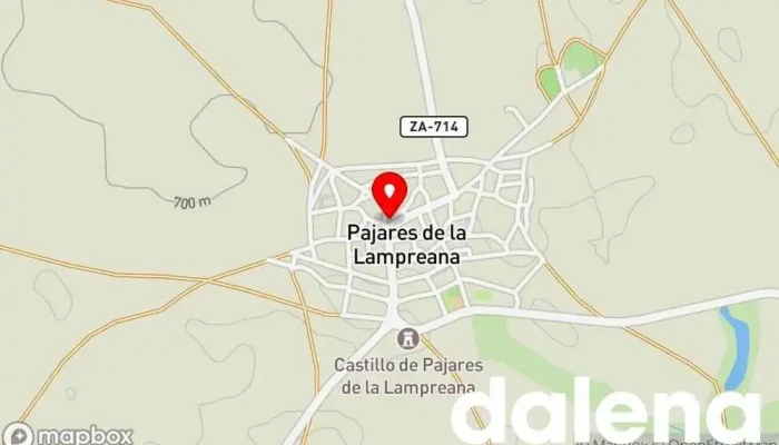 mapa de Ayuntamiento de Pajares de la Lampreana Ayuntamiento en 8