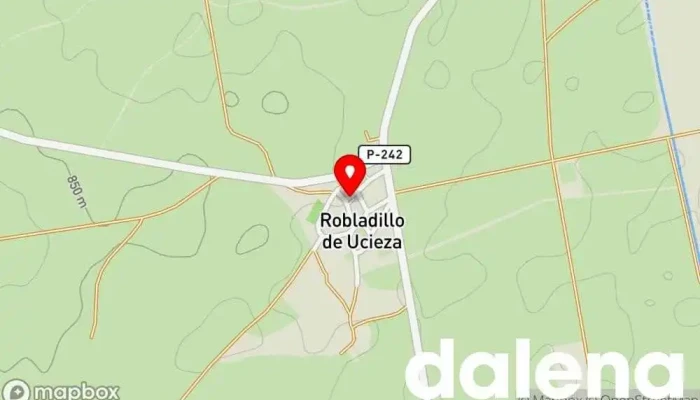 mapa de Ayuntamiento de Valde-Ucieza Ayuntamiento en Robladillo de Ucieza