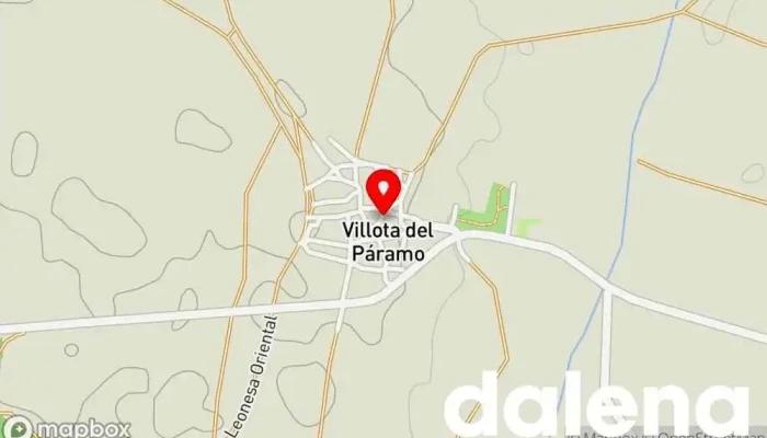 mapa de Ayuntamiento de Villota del Páramo Ayuntamiento en Villota del Páramo