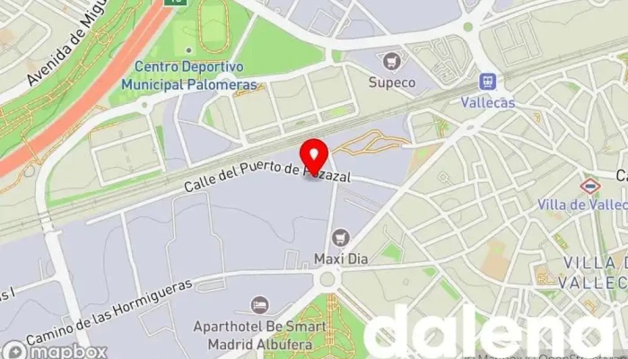 mapa de Balkanica Cash & Carry Madrid Vallecas Supermercado, Servicio de distribución, Proveedor mayorista de alimentos, Almacén, Gran superficie en Madrid