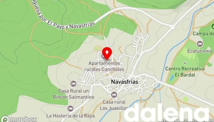 mapa de Bar La Era Bar en Navasfrías