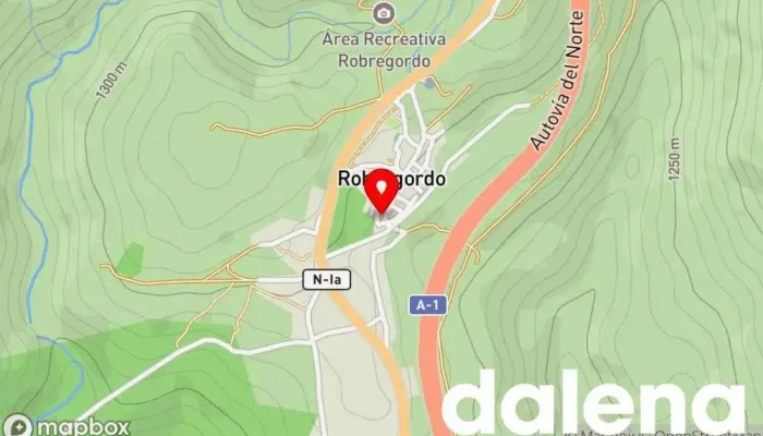 mapa de BAR ROBREGORDO. Bar en Robregordo