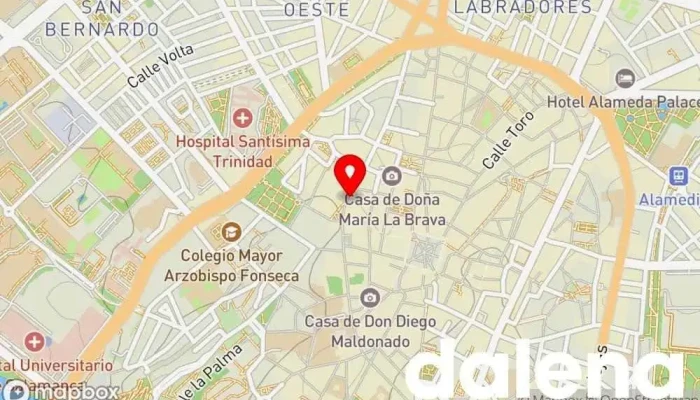 mapa de BAZAR HUASA Tienda de artículos para el hogar en Salamanca