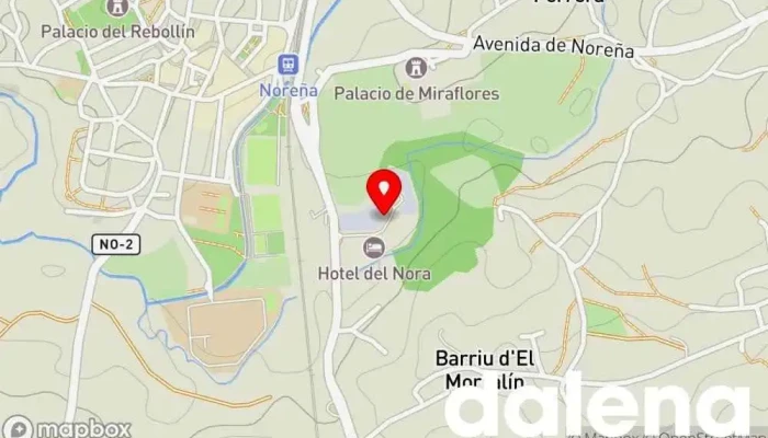 mapa de BAZAR NOREÑA Tienda general en Noreña
