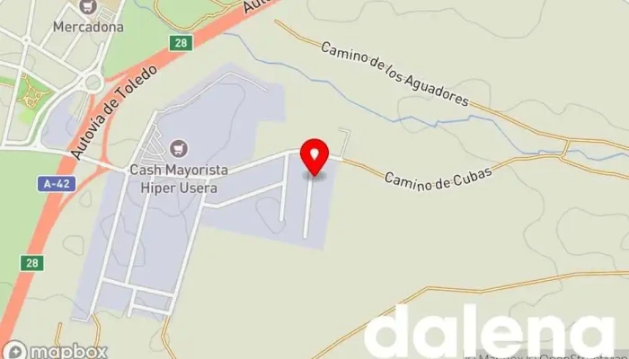 mapa de BG Магазин склад Supermercado en Torrejón de la Calzada