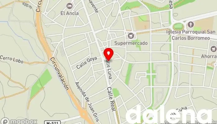 mapa de BM Shop Supermercado en Villanueva de la Cañada