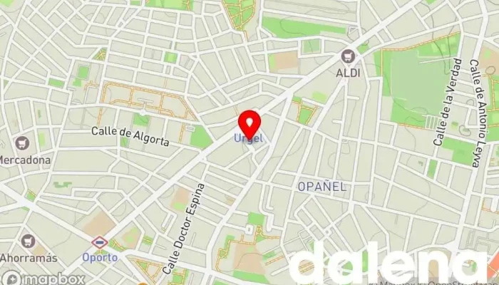 mapa de BM Supermercados Supermercado en Madrid