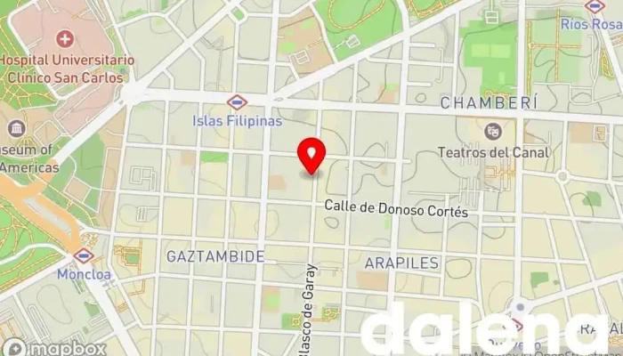 mapa de BM Supermercados Supermercado en Madrid