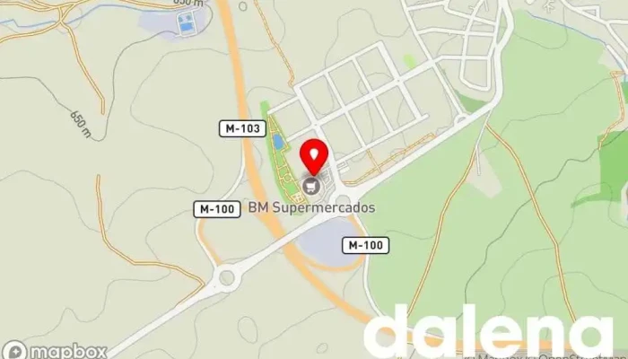 mapa de BM Supermercados Supermercado en Cobeña