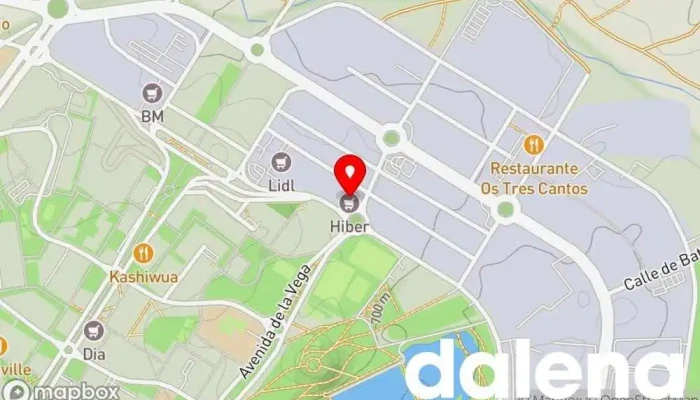 mapa de BM Supermercados Supermercado en Tres Cantos