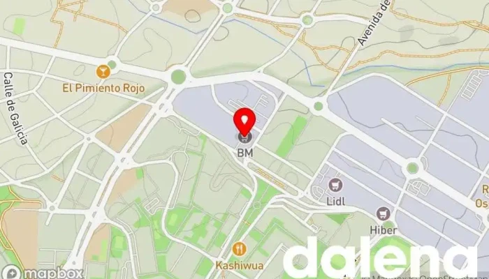 mapa de BM Supermercados Supermercado en Tres Cantos