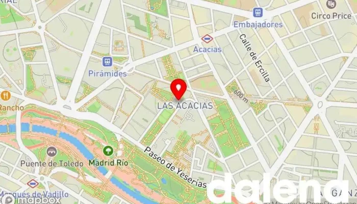 mapa de BM Supermercados Supermercado en Madrid
