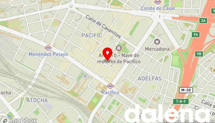 mapa de BM Supermercados Supermercado en Madrid