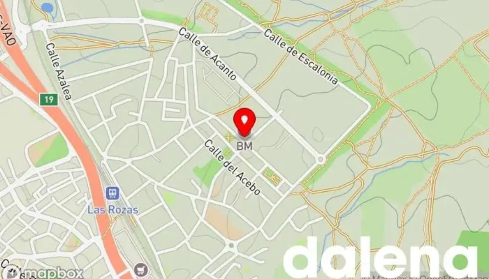 mapa de BM Supermercados Supermercado en Las Rozas de Madrid