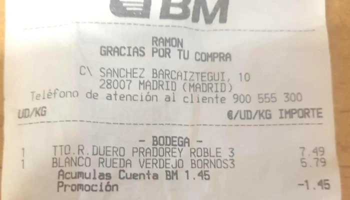 Bm Supermercados -  Sitio Web - Madrid