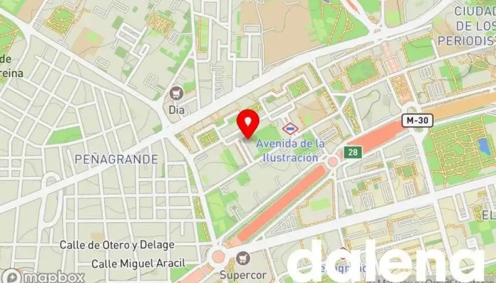 mapa de Bodega SANZ Tienda de vinos, Taberna en Madrid