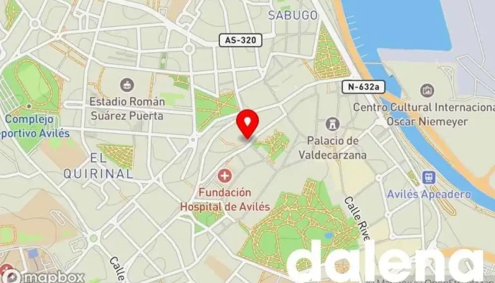 mapa de Bonjour Aviles Cafetería con Supermercado Supermercado, Panadería, Cafetería, Frutería en Avilés