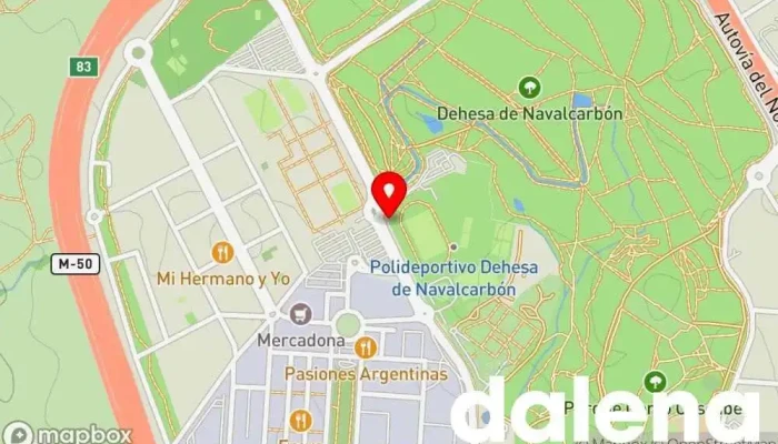 mapa de Burgos centro Supermercado en Las Rozas de Madrid